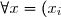 \forall x=(x_{i})_{1\leq i\leq n} \in \mathbb{R}^{n}